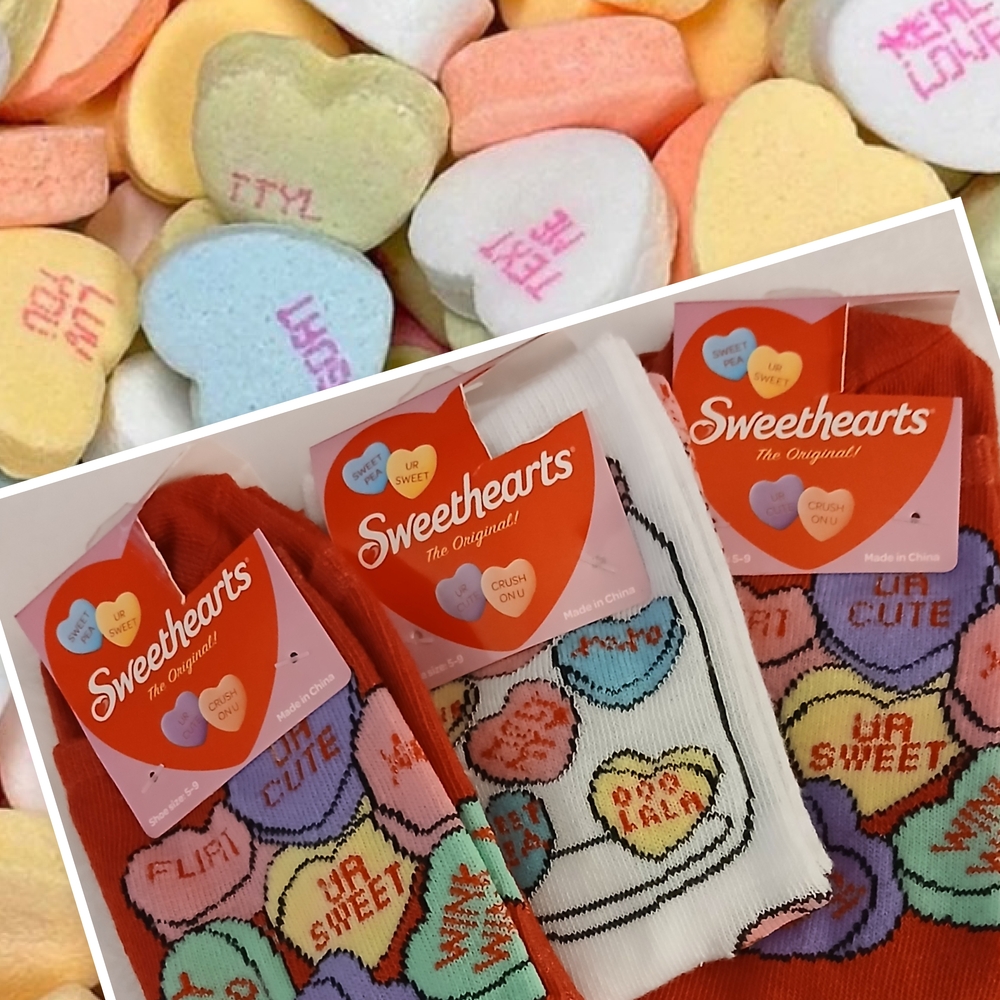 Sweethearts The Original Socks -Set  of 3 pairs Multicolor NWT